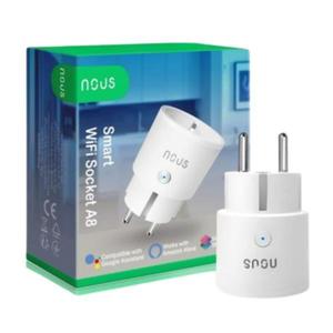 Priza Smart WiFi cu monitorizare a consumului de energie, Nous, A8 imagine