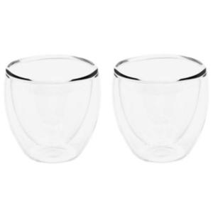 Set 2 Pahare pentru Espresso Eta 4181 93000, 80 ml, Pereti Dubli din Sticla Borosilicata imagine