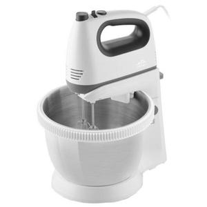 Mixer de mana cu bol ETA Crema II 2052 90000, 400 W, 3.4 L, 5 viteze, functie Turbo, alb imagine