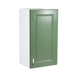 Corp superior cu 1 usa Zebra, Alba / Mdf Verde, 40 x 72 x 31 cm imagine