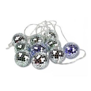 Instalatie Disco Balls cu 10 Led-uri, pe baterii, multicolor imagine