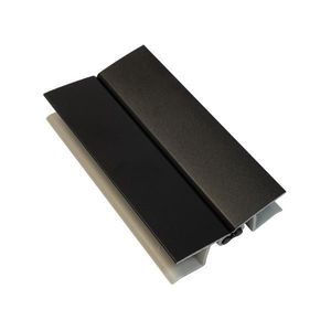 Coltar Multiangolo pentru plinta H=150 mm, finisaj negru mat imagine