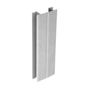 Coltar plinta de 13 mm, model multi-unghi, pentru mobilier de bucatarie, finisaj aluminiu periat, H: 100 mm imagine