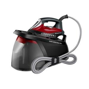 Statie de calcat Russell Hobbs Quiet Super Steam Pro 24460-56, 2750 W, 315 g/min, 8 bari, 1.8 L, Sistem Anticalcar, Negru/Rosu imagine