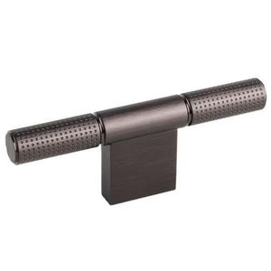 Buton pentru mobila Point Viefe, finisaj negru titan, 110x40.9 mm imagine