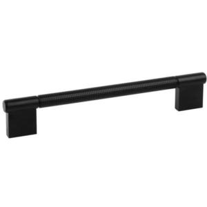 Maner pentru mobila Point Viefe, finisaj negru periat, L: 228 mm imagine