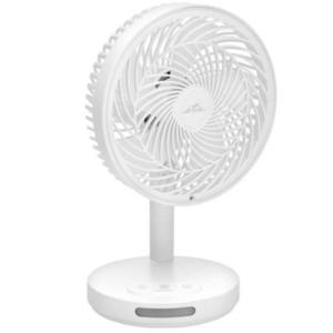 Ventilator de masa fara fir Eta Windy 0607 90000, 16.6 cm, 3 viteze, iluminare Led, alb imagine