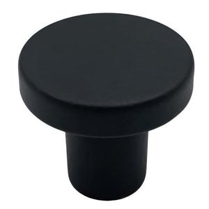 Buton pentru mobila Otis, finisaj negru mat, D: 30 mm imagine