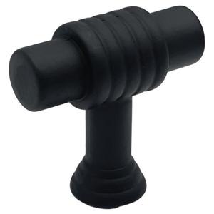 Buton pentru mobila Cruz, finisaj negru mat, 32x30 mm imagine