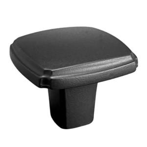 Buton pentru mobila Ferdi, finisaj negru mat CB, 34X34 mm imagine