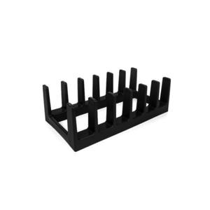 Organizator pentru capace oale, negru, 28.2×15.1×9.1 cm imagine