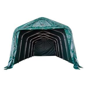 Cort tip Garaj auto, PVC 450 g/m², 3, 4x6m - verde - pentru Masini Motociclete Biciclete imagine