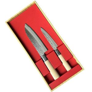 Set Cadou: 2 cutite de bucatarie Japoneze Santoku & Petty imagine