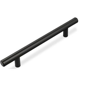 Maner bara plina pentru mobila, finisaj negru mat, L: 220 mm imagine