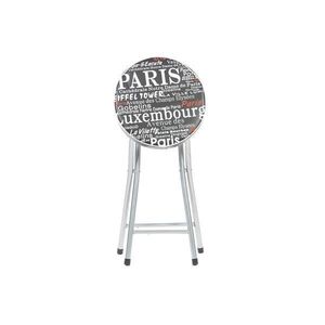 Taburet pliant Cosmo Paris negru - Unic Spot Ro imagine