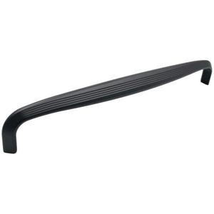 Maner pentru mobila Eluno, finisaj negru cobalt, L: 232.2 mm imagine