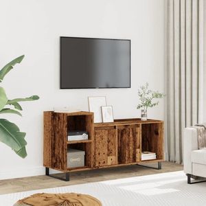 vidaXL Comodă TV, lemn vechi, 100x35x55 cm, lemn prelucrat imagine