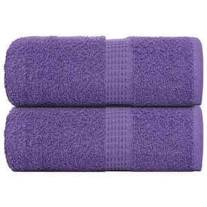 vidaXL Prosoape de săpun 2 buc Violet 30x30 cm 360 g/m² 100% bumbac imagine