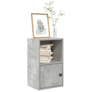 vidaXL Bibliotecă, gri beton, 31x24x52 cm, lemn prelucrat imagine