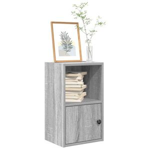 vidaXL Bibliotecă, gri sonoma, 31x24x52 cm, lemn prelucrat imagine