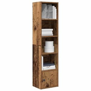 vidaXL Bibliotecă, lemn vechi, 31x24x127 cm, lemn prelucrat imagine