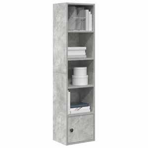 vidaXL Bibliotecă, gri beton, 31x24x127 cm, lemn prelucrat imagine