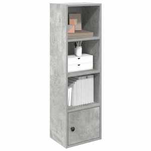 vidaXL Bibliotecă, gri beton, 31x24x102 cm, lemn prelucrat imagine