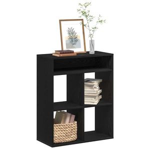 vidaXL Dulap cu cărți negru 66x31x80 cm lemn prelucrat imagine