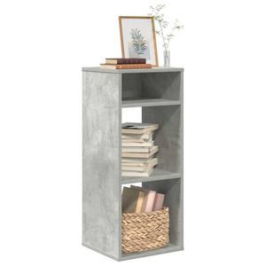 vidaXL Bibliotecă, gri beton, 34x31x80 cm, lemn prelucrat imagine