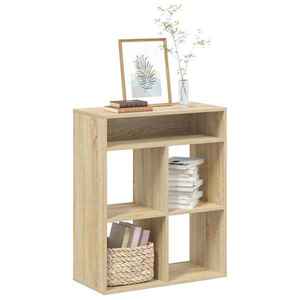 vidaXL Bibliotecă, stejar Sonoma, 66x31x80 cm, lemn prelucrat imagine