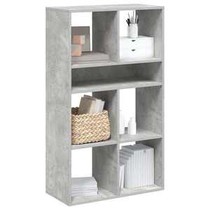 vidaXL Bibliotecă, gri beton, 66x31x112 cm, lemn prelucrat imagine