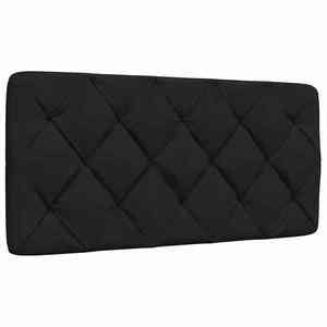 vidaXL Pernă pentru tăblie de pat, negru, 100 cm, material textil imagine