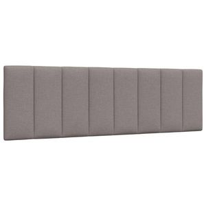 vidaXL Pernă pentru tăblie de pat, gri taupe, 160 cm, material textil imagine