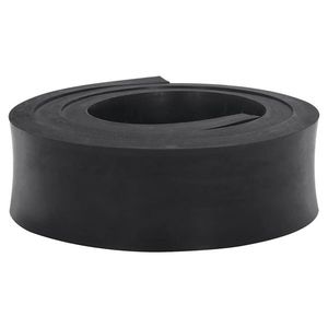 vidaXL Margine de cauciuc pentru plug de zăpadă negru 180x10x2 cm imagine