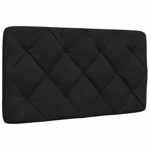 vidaXL Pernă pentru tăblie de pat, negru, 80 cm, material textil imagine