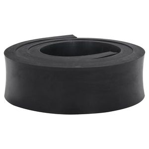 vidaXL Margine de cauciuc pentru plug de zăpadă negru 150x8x2 cm imagine