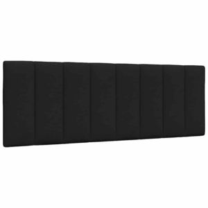 vidaXL Pernă pentru tăblie de pat, negru, 140 cm, material textil imagine