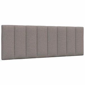 vidaXL Pernă pentru tăblie de pat, gri taupe, 140 cm, material textil imagine