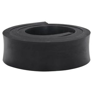 vidaXL Margine de cauciuc pentru plug de zăpadă negru 180x8x2 cm imagine