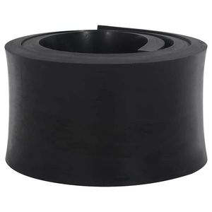 vidaXL Margine de cauciuc pentru plug de zăpadă negru 200x15x2 cm imagine