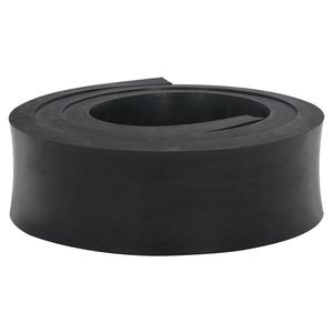 vidaXL Margine de cauciuc pentru plug de zăpadă negru 200x10x2 cm imagine