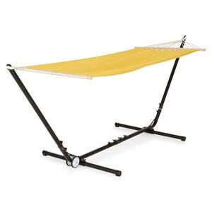 Hamac gradina/terasa, Hammock, 200 x 100 cm, galben imagine