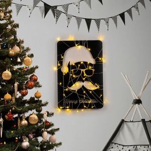 Decoratiune de luminoasa XMASBLACK-006, Tanelorn, 39x59 cm, metal, negru imagine