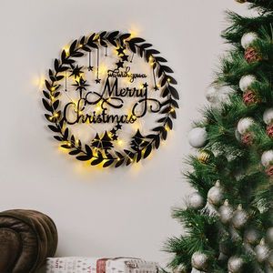 Decoratiune de luminoasa XMASBLACK-010, Tanelorn, 56x56 cm, metal, negru imagine