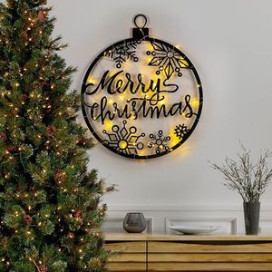 Decoratiune de luminoasa XMASBLACK-030, Tanelorn, 66x63 cm, metal, negru imagine