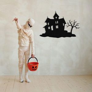 Decoratiune de perete, Halloween 9, Metal, Dimensiune: 70 x 47 cm, Negru imagine