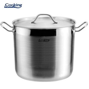 Oala cu capac, Cooking by Heinner, Maestro, 28 x 22 cm, 13.5 L, inox, gri imagine