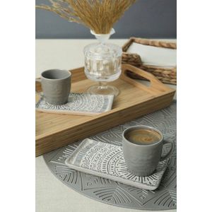 Set cesti de cafea, Keramika, 275KRM2174, 100% CERAMICA / , Nu absoarbe apa, Mate imagine