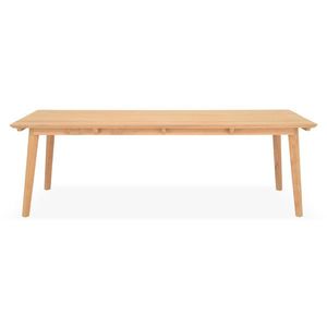 Masa dining pentru gradina/terasa Lorena, 240x100 cm, lemn teak, natur imagine