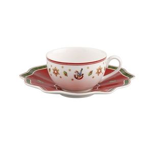 Ceasca cu farfurie pentru ceai, Villeroy & Boch, Toy's Delight, 200 ml, portelan premium imagine